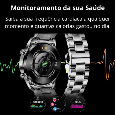 SMARTWHATCH DE LUXO ORIGINAL - MODERN STEEL